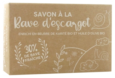 Dr. Theiss Savon 30% Bave d'Escargot + Beurre de Karité et Huile d'Olive Bio 125 g