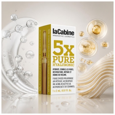 Lacabine 5Xpure Hyaluronic Ampoules 1 x 2 ml