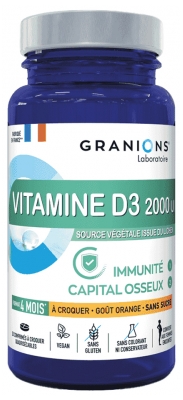 Granions Vitamine D3 2000 Ui Immunité - Capital Osseux
