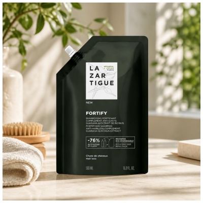 Lazartigue Fortify Shampooing Anti-Chute Cheveux Éco-Recharge 500 ml