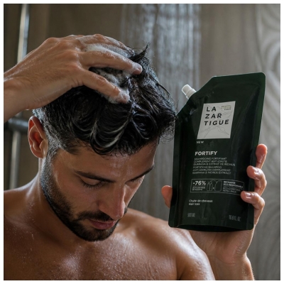 Lazartigue Fortify Shampooing Anti-Chute Cheveux Éco-Recharge 500 ml