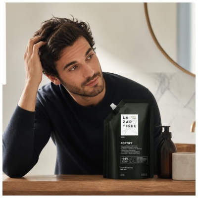 Lazartigue Fortify Shampooing Anti-Chute Cheveux Éco-Recharge 500 ml