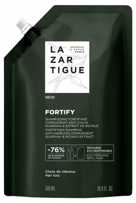 Lazartigue Fortify Shampooing Anti-Chute Cheveux Éco-Recharge 500 ml