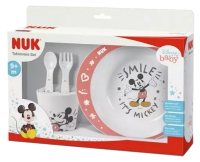 Nuk Coffret Vaisselle Mickey Micro-Ondable