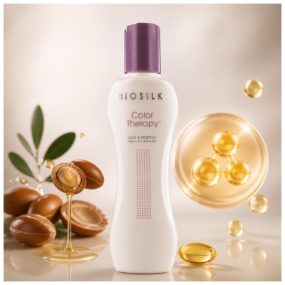 Traitement Sans Rinçage pour Cheveux Colorés Biosilk Color Therapy Lock & Protect 167 ml