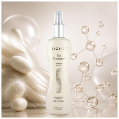 Spray protecteur thermique pour cheveux Biosilk Silk Therapy - 207 ml