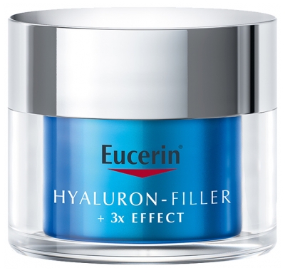Eucerin Hyaluron-Filler + 3X Effect Soin de Nuit Booster d'Hydratation