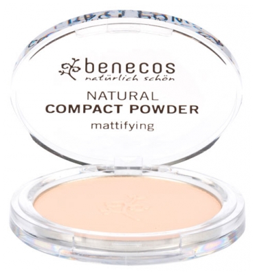 Benecos Poudre Compacte Fair - Teinte : Porcelain