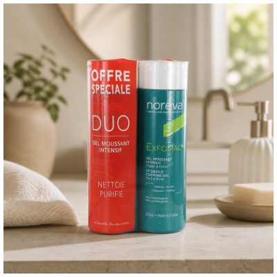 Noreva Exfoliac Duo Gel Moussant Intensif 2 X 200 ml