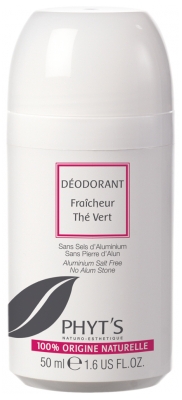 Phyt's Déodorant Thé Vert Roll-On Bio 50 ml
