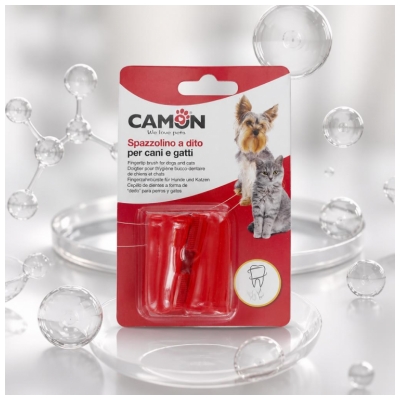 Gants de Brosse à Dents pour Animaux de Compagnie - Pack de 2 Gants de Brosse à Dents pour Chiens et Chats