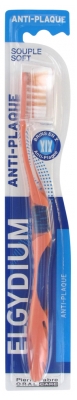 Pierre Fabre Oral Care Elgydium Brosse à Dents Anti Plaque Souple - Couleur : Orange