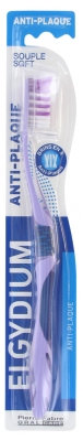 Pierre Fabre Oral Care Elgydium Brosse à Dents Anti Plaque Souple - Couleur : Violet