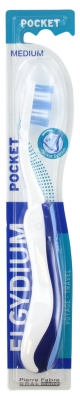 Pierre Fabre Oral Care Elgydium Brosse à Dents Pocket Médium - Couleur : Bleu