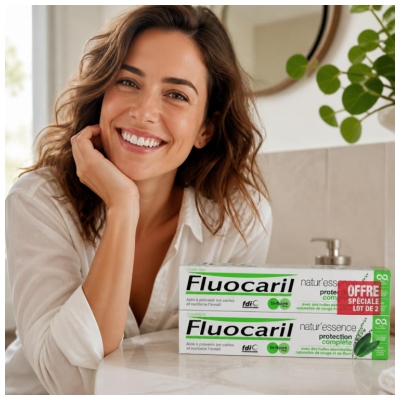 Fluocaril Nature'Essence Protection Complète 2 x 75 ml