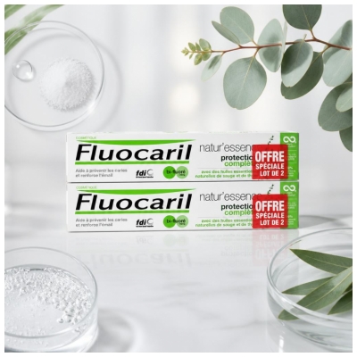 Fluocaril Nature'Essence Protection Complète 2 x 75 ml