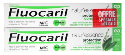 Fluocaril Nature'Essence Protection Complète 2 x 75 ml