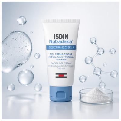 Isdin Nutradeica Gel Crème Visage Dermatite Séborrhéique