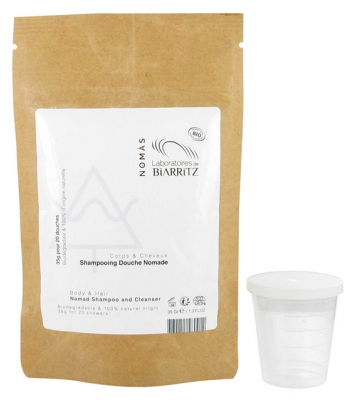Shampoing Douche Solide Bio 2-en-1 pour Corps et Cheveux - Format Voyage 35g