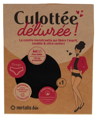 Nertalis Bio Tanga Noir - Taille : M - 38/40