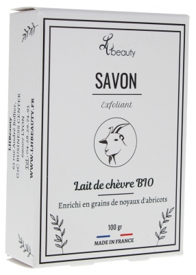 Lhbeauty Savon au Lait de Chèvre Bio Exfoliant