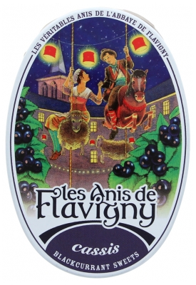 Les Anis de Flavigny Boîte Ovale 50 g Cassis