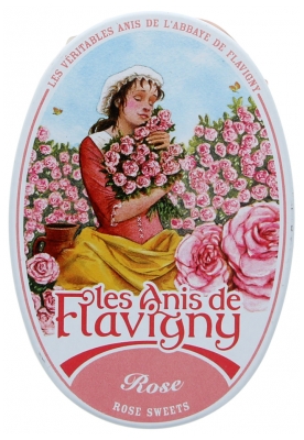 Les Anis de Flavigny Boîte Ovale 50 g Rose