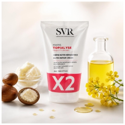 Svr Topialyse Crème Mains Tube Lot de 2 x 50 ml