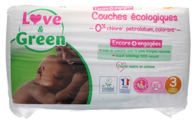 Love & Green Couches Hypoallergéniques et Écologiques T3 X 52