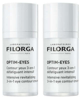 Filorga OPTIM-EYES Crème Contour Des Yeux Défatiguant Intensif 2 x 15 ml