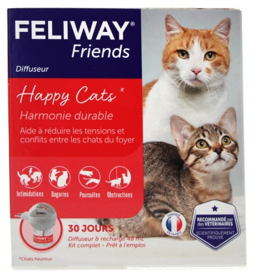 Ceva Feliway Friends Diffuseur+Rech Fl/48 ml