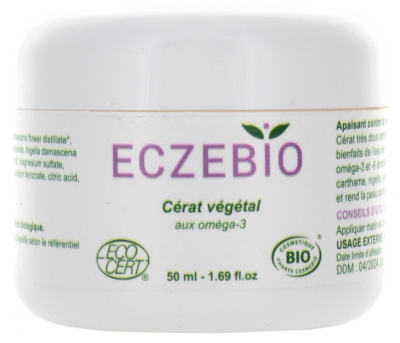 Cérat végétal aux Oméga 3 et 6 Bio 50 ml