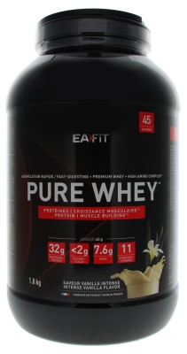 Eafit 1,8 kg Pure Whey Double Chocolat - Saveur : Vanille Intense