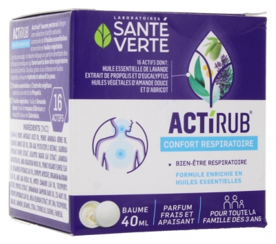 Santé Verte Actirub Baume Pectoral 40 ml