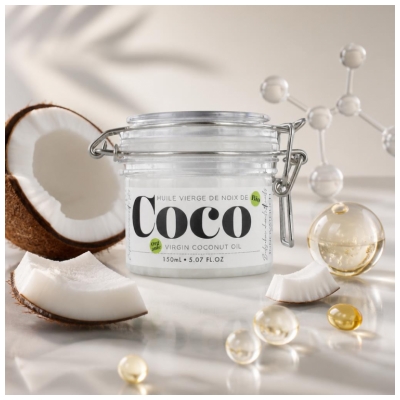 Les Petits Bains de Provence Coco Huile Vierge de Noix de Coco 150 ml