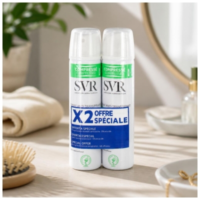 Svr Spirial Déodorant Anti Transpirant Spray Lot de 2 X 100 ml