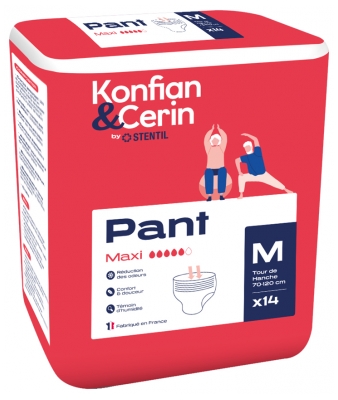 Stentil Konfian & Cerin Pant Maxi 14 Culottes Absorbantes Taille M Adultes 