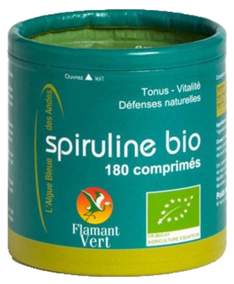 Flamant Vert Spiruline Bio 180 Comprimés