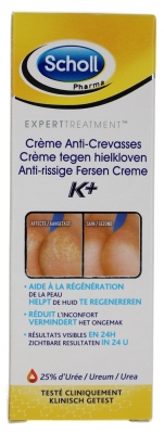 Scholl Crème Anti-Crevasses K+ 60 ml