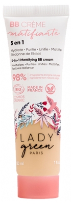 Lady Green Bb Crème Matifiante 5 en 1 30 ml - Teinte : Clair