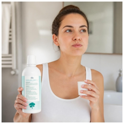 Wild Tebodont F Bain de Bouche Avec de L‘Huile D‘Arbre à Thé 500 ml
