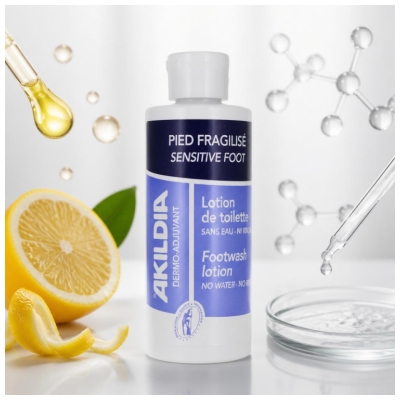 Akileïne Lotion de Toilette Sans Eau ni Rinçage 200 ml