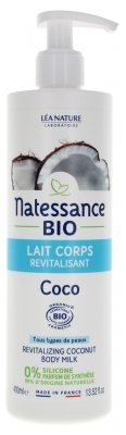 Natessance Lait Corps Revitalisant Coco Bio
