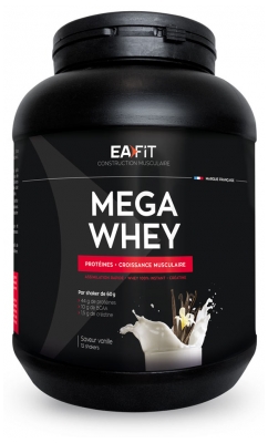 Eafit Mega Whey Chocolat 750 g - Saveur : Vanille