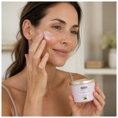 Isdin Isdinceutics Recharge Crème de Jour Hyaluronic Moisture Hydratante et Anti-Âge Peaux Sensibles 50 g