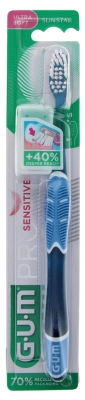 Gum Brosse à Dents Pro Sensitive Ultra-Souple 15/100E - Couleur : Bleu