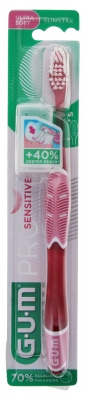 Gum Brosse à Dents Pro Sensitive Ultra-Souple 15/100E - Couleur : Rose