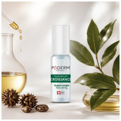 Poderm Huile-Sérum Croissance Ongles Rongés 8 ml