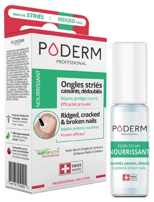 Poderm Huile-Sérum Nourrissant Ongles Striés 8 ml