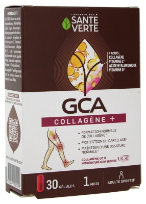 Santé Verte Gca Collagene+ Bt 30 Gélules